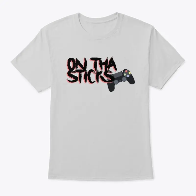 OnThaSticks Black and Red Logo Shirt