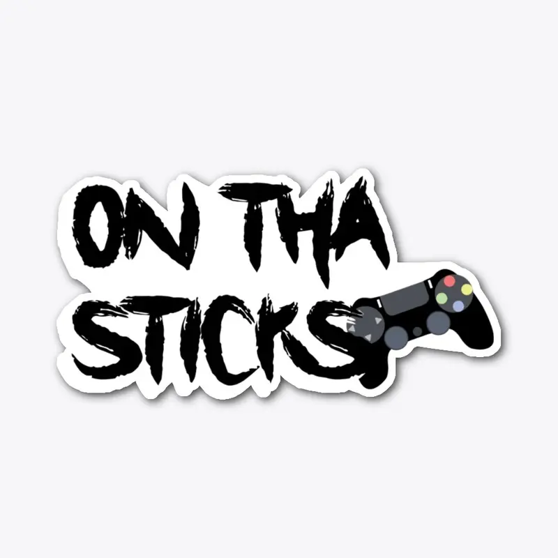 OnThaSticks Black & White Sticker