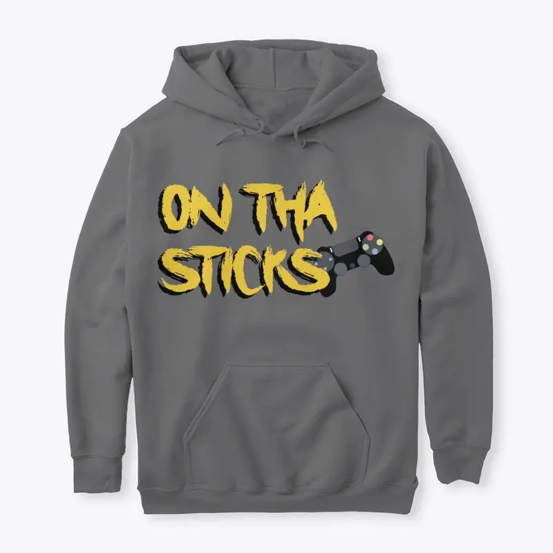 OnThaSticks Yellow & Black Logo Hoody